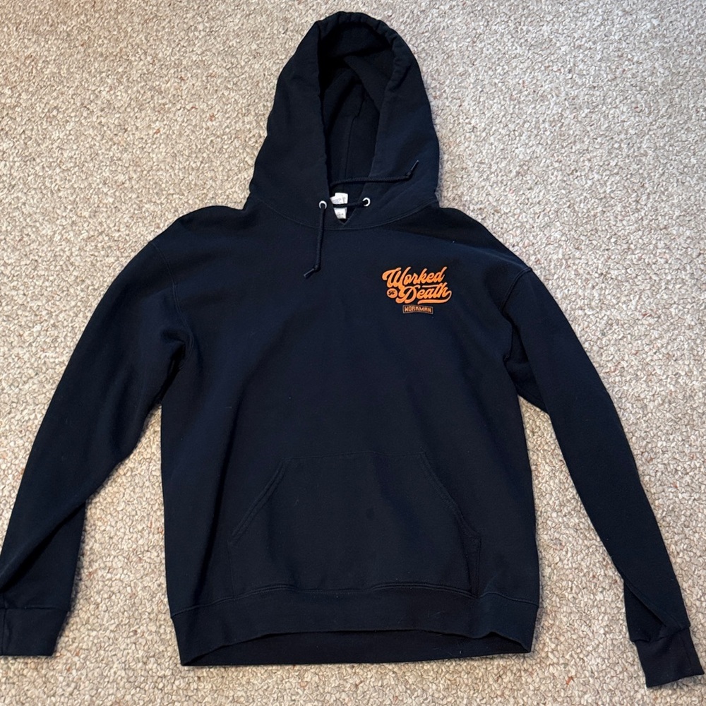 Viral Workman Electrical Hoodie with Orange Logo